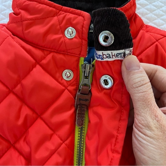 Baker by Ted Baker Orange Red Puffer Vest • 2Y - Picture 3 of 8